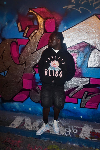 iAM Bliss Oversize Black Hoodie